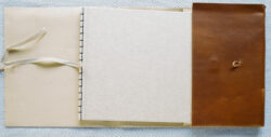 Favola Album with Japanese binding and leather jacket