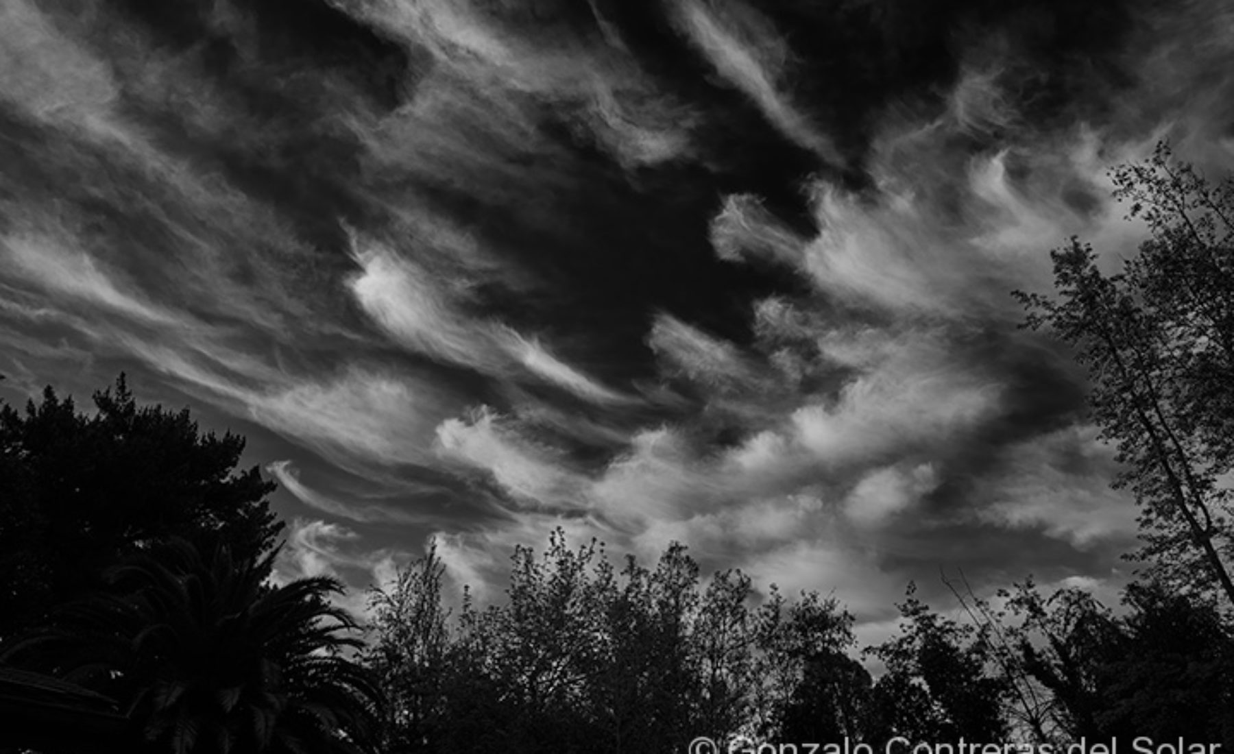 Cirrus clouds at home