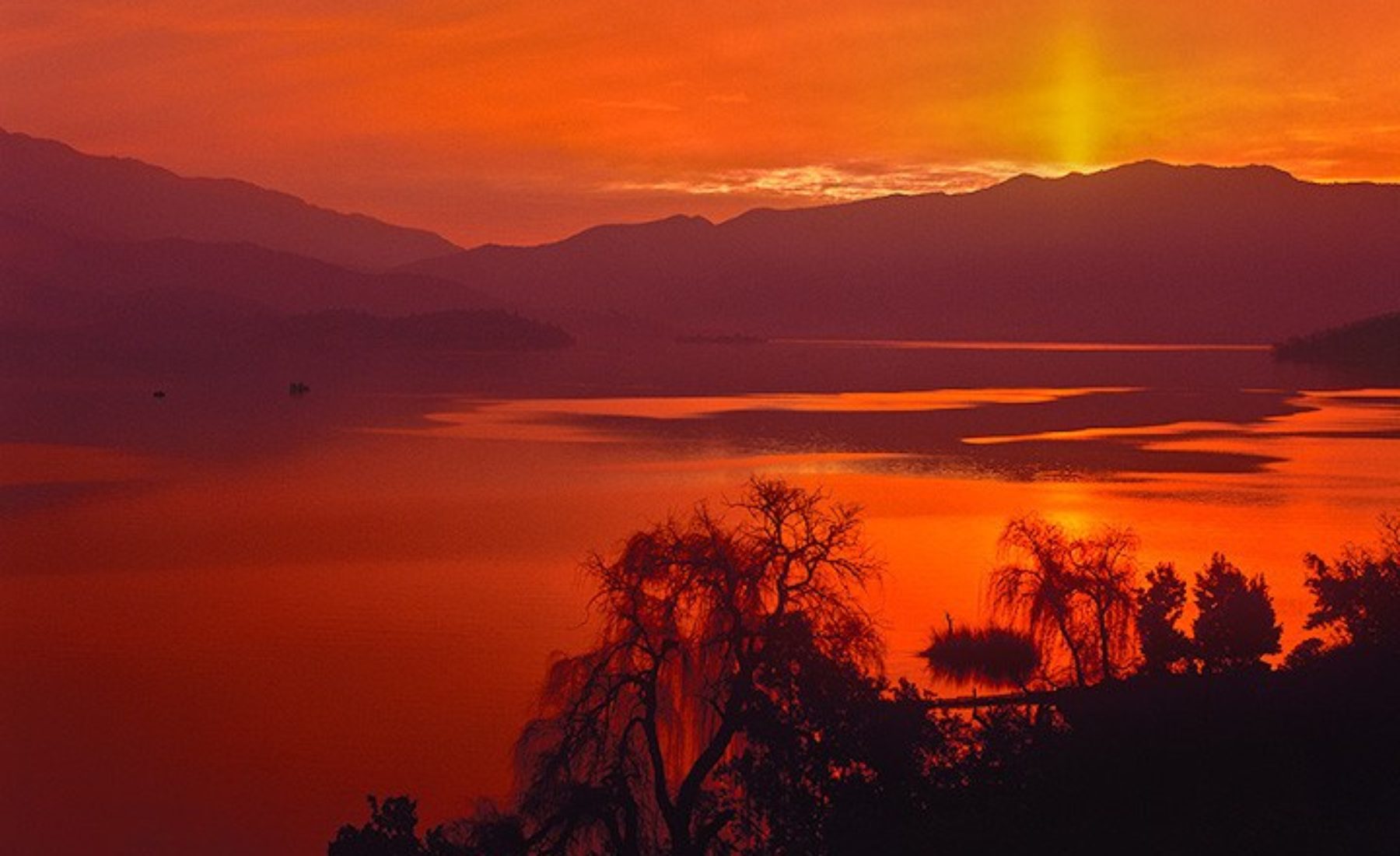Lake sunsets