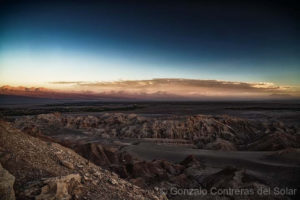 Desert and clouds at Atacama
