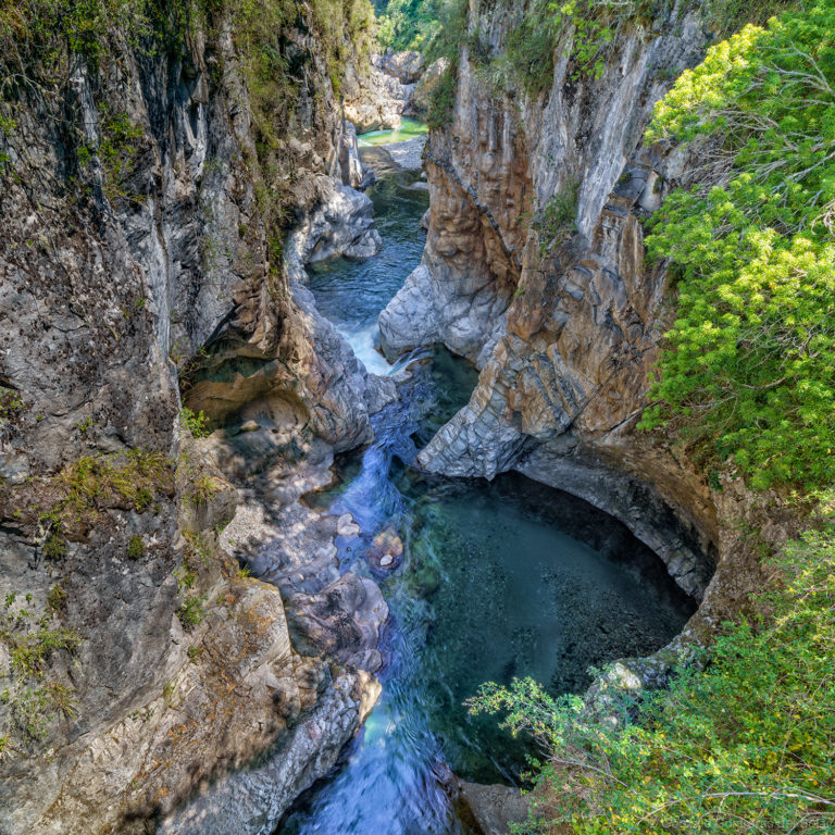 Saltos del Caunahue Gorge